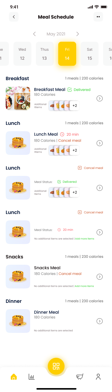 Meal Schedule Meal Schedule