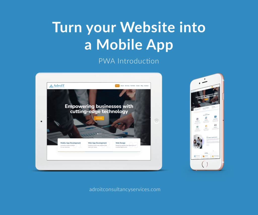 Website into a Mobile App